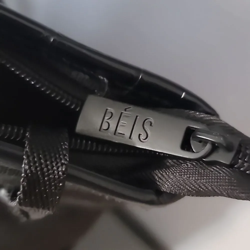BEIS Black Travel Backpack Tote